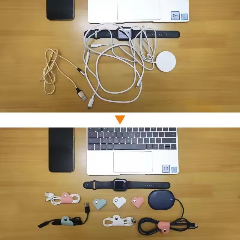 Mini Heart Shape Cable Organiz - Tippet Line 리뷰 및 가격