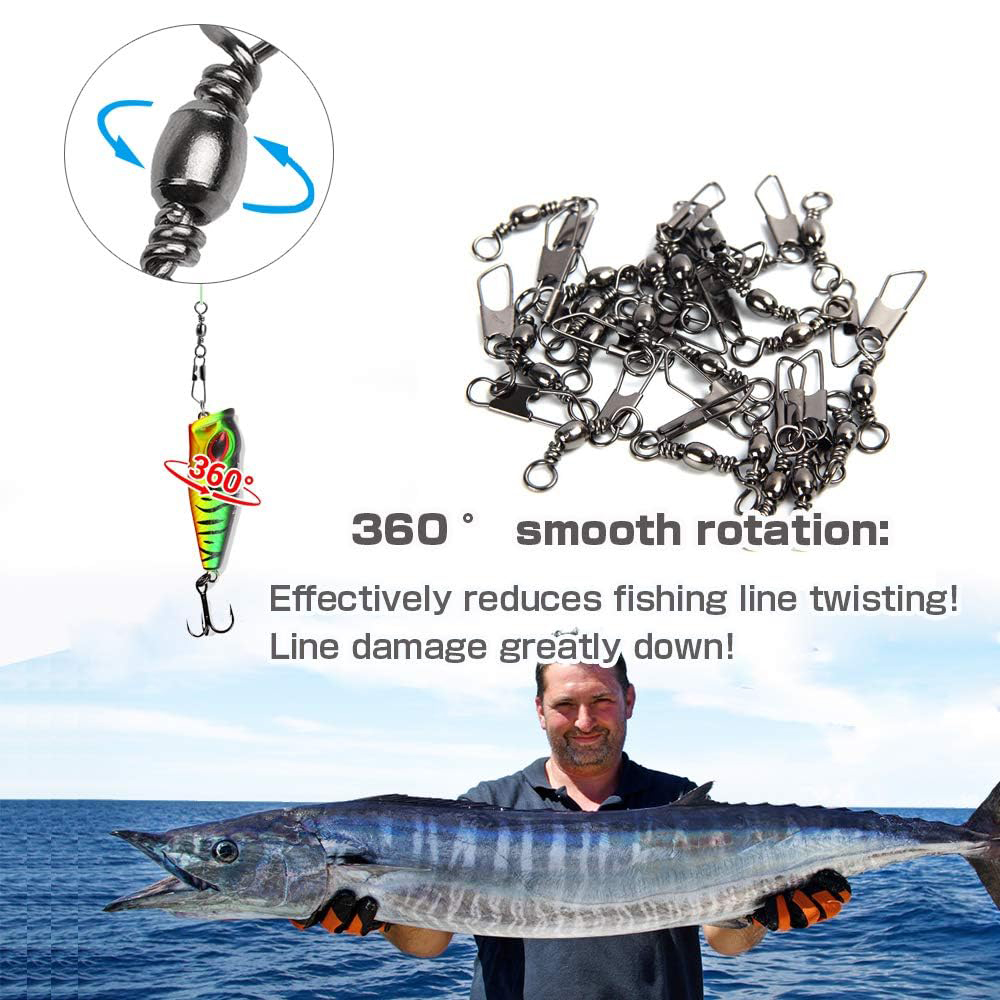 50Pcs Stainless Steel Snap Swi - Freshwater Line 리뷰 및 가격