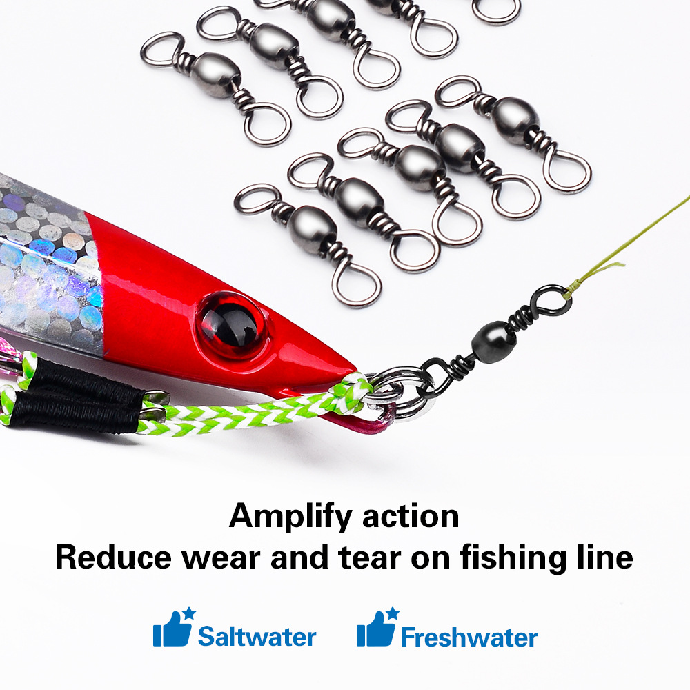 100Pcs Fishing Swivels Connect - Freshwater Line 리뷰 및 가격