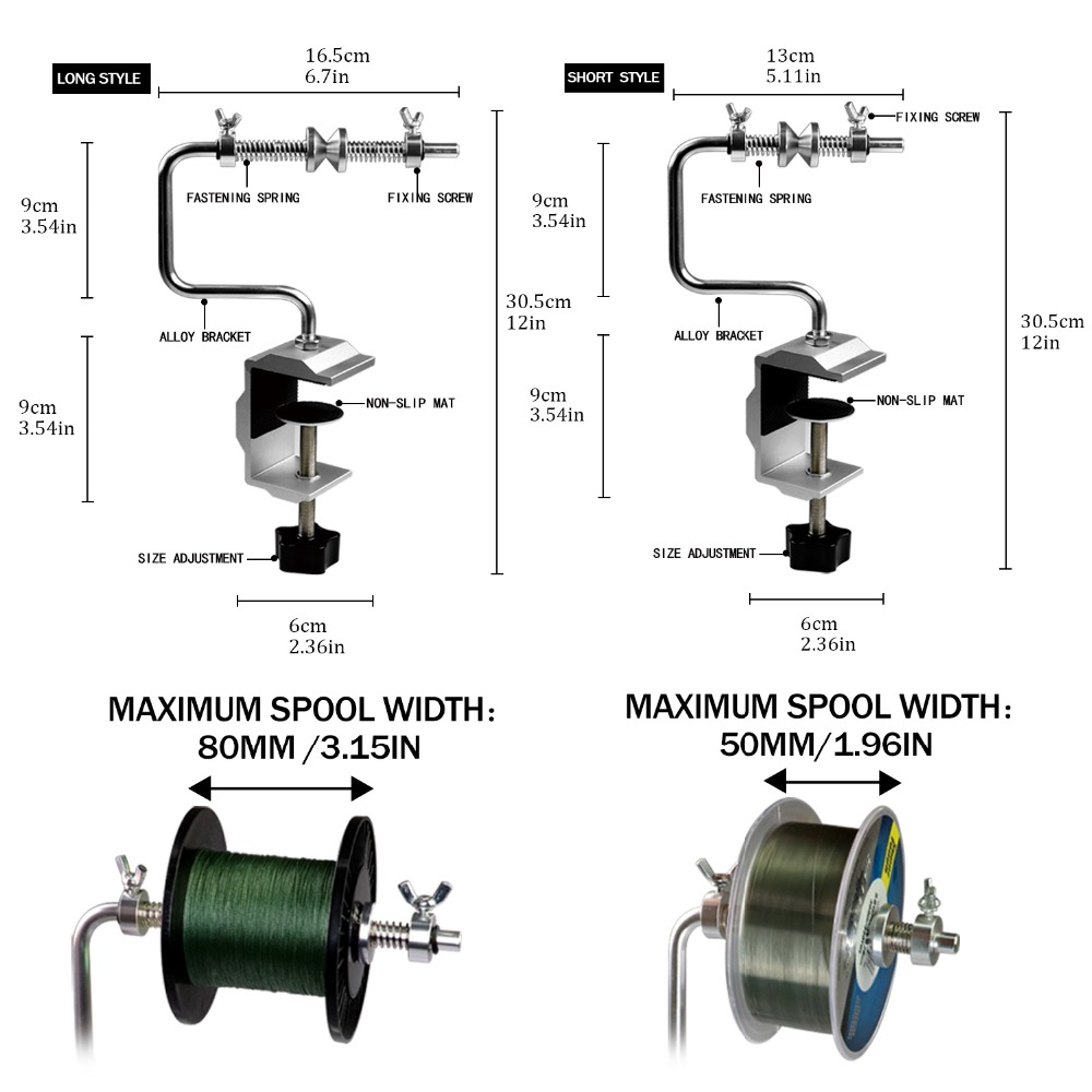 1pcs Portable Aluminum Fishing - Fishing Line Spool 리뷰 및 가격