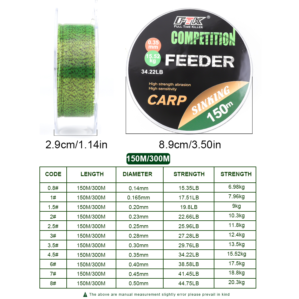 FTK  3D Invisible Carp Fishing - Fluorocarbon Line 리뷰 및 가격