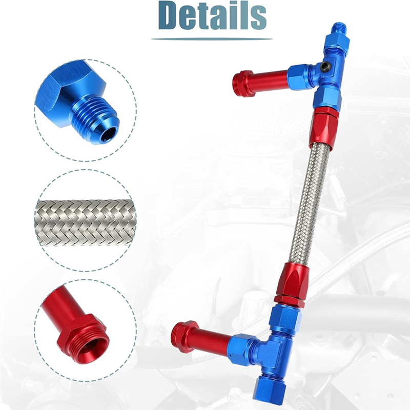 8AN Dual Feed Fuel Line To 7/8 - Braided Line 리뷰 및 가격