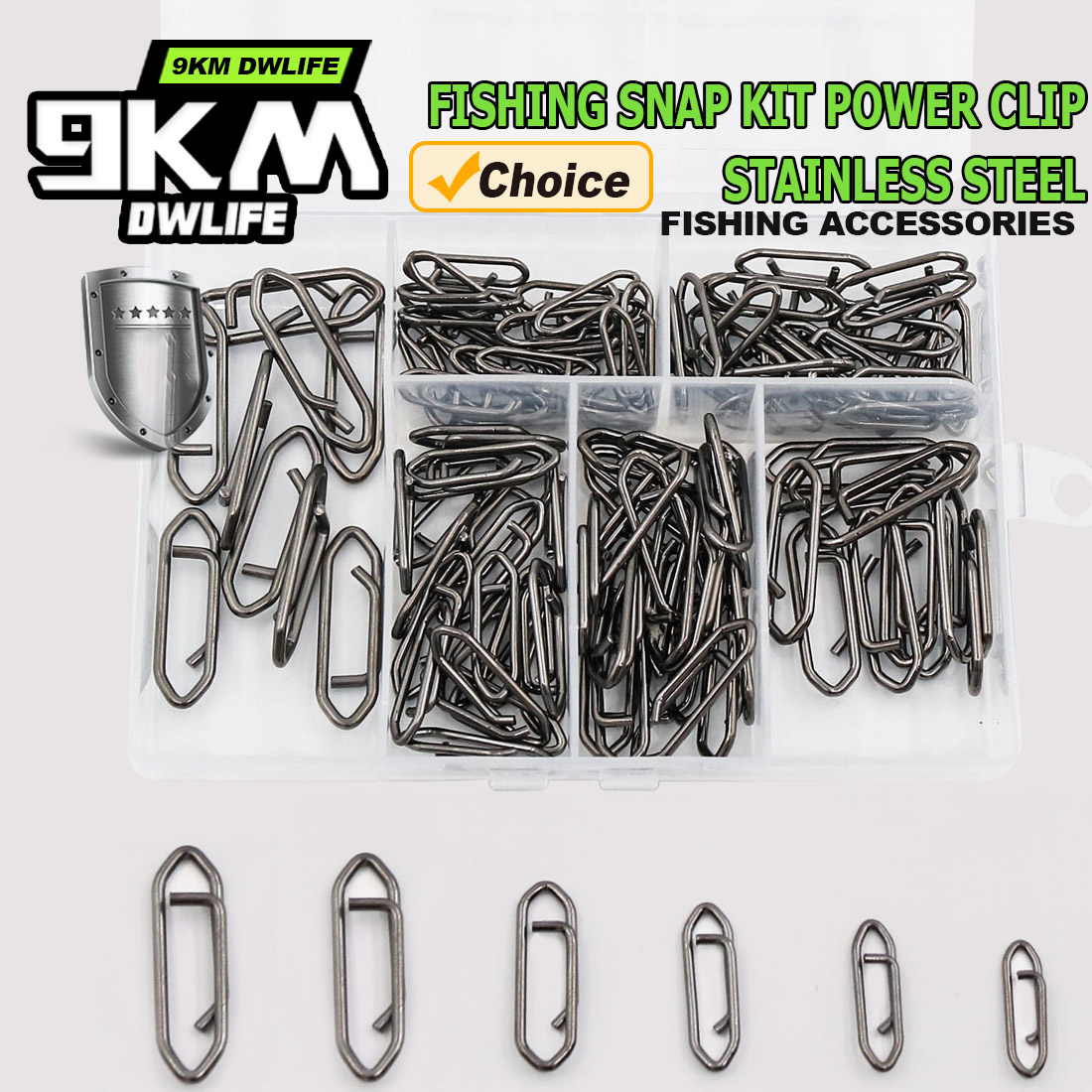 9KM Fishing Snap Kit 110pcs Po - Freshwater Line 리뷰 및 가격
