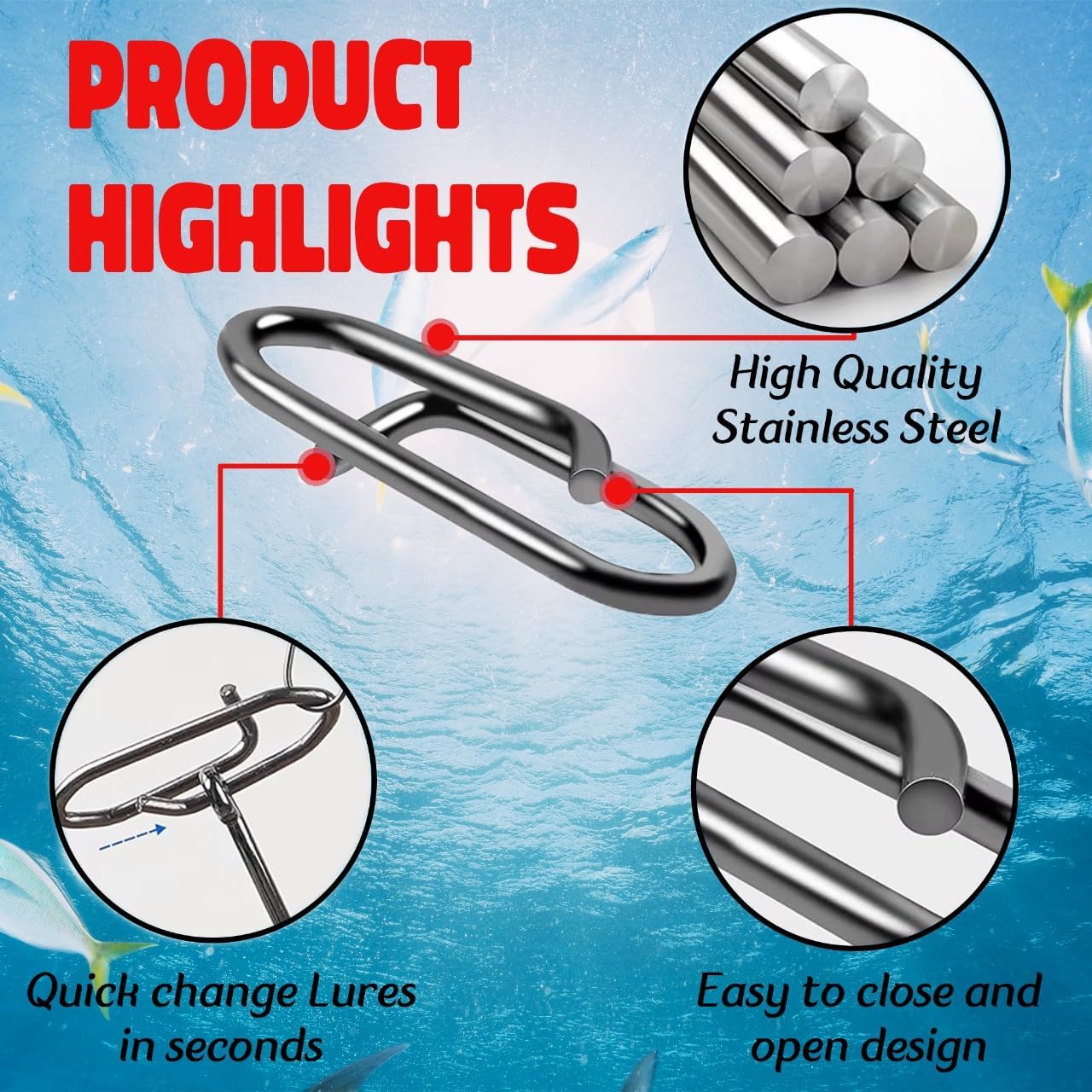9KM Fishing Snap Kit 110pcs Po - Freshwater Line 리뷰 및 가격