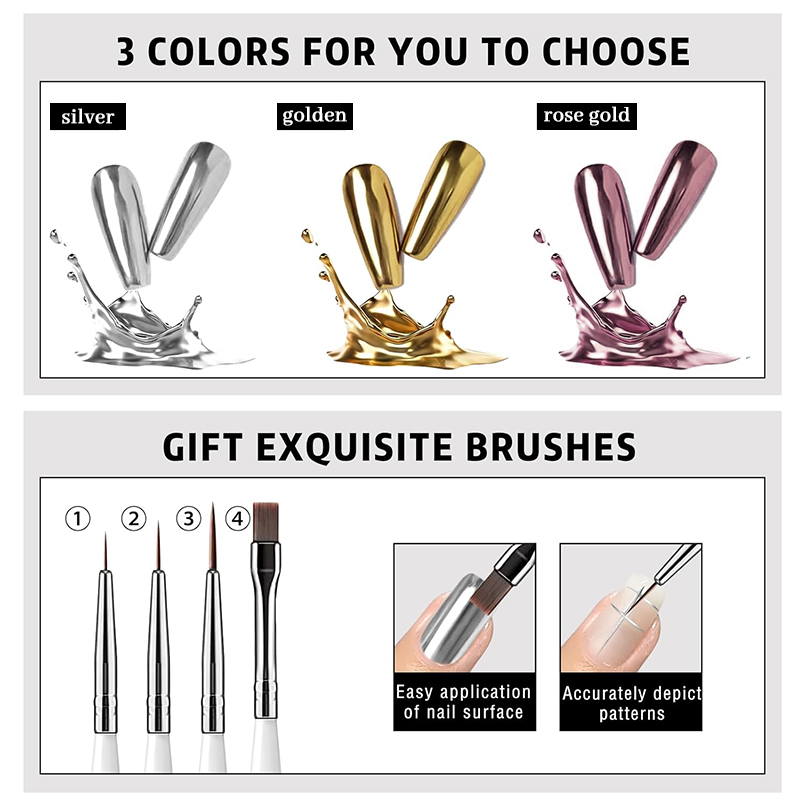 Metallic Painting Gel Chrome G - Copolymer Line 리뷰 및 가격