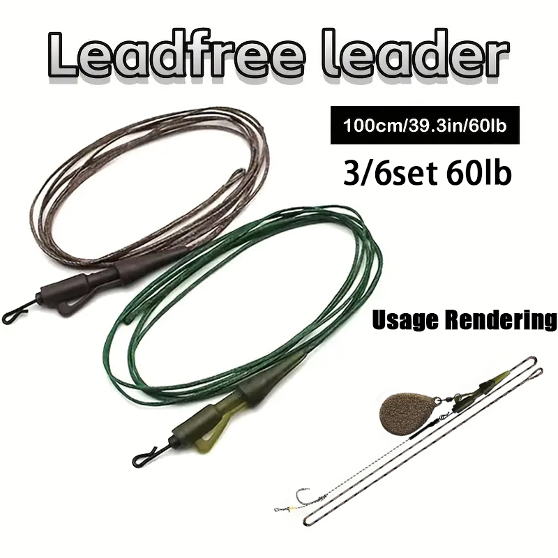 3/6pc CarpCarp Fishing Line Re - Leader Line 리뷰 및 가격