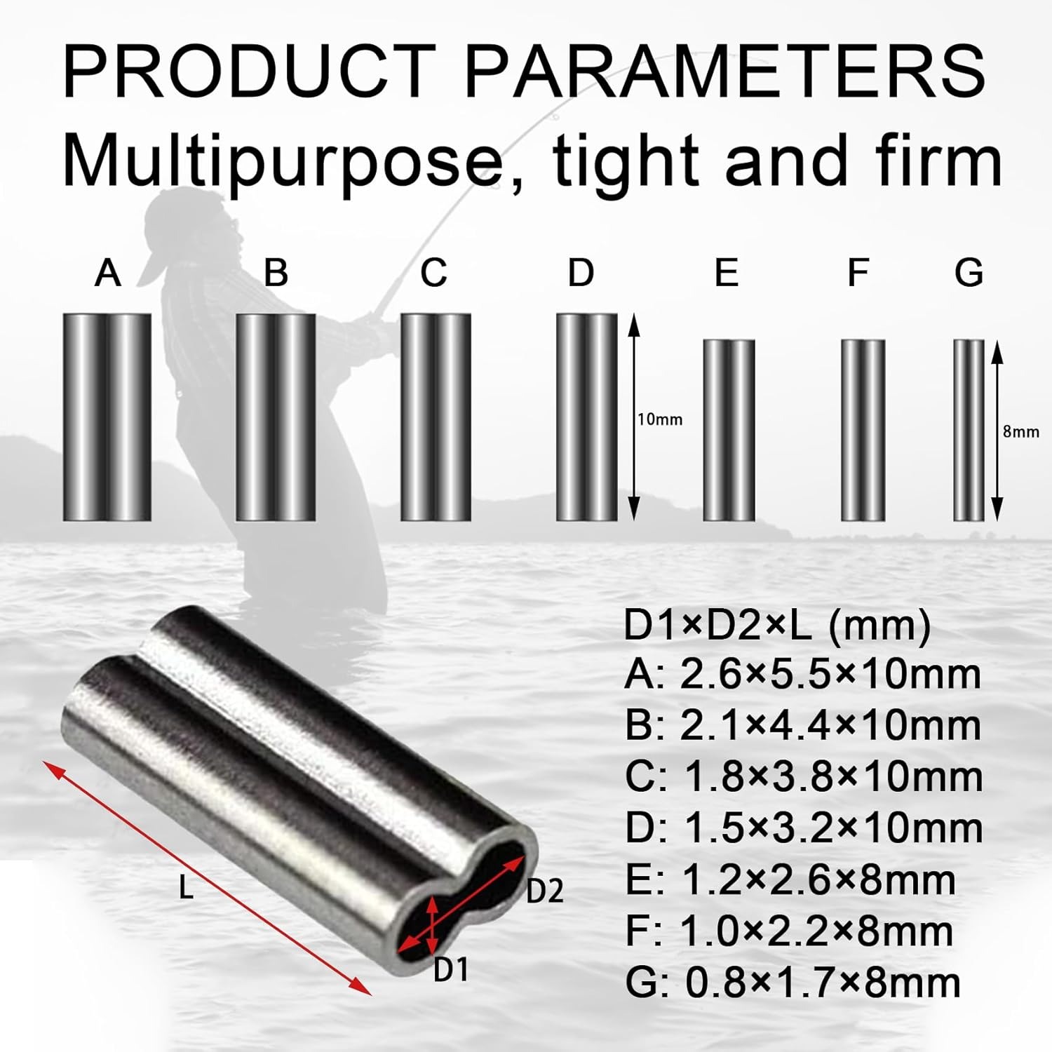 Copper Double Barrel Crimp Sle - Leader Line 리뷰 및 가격