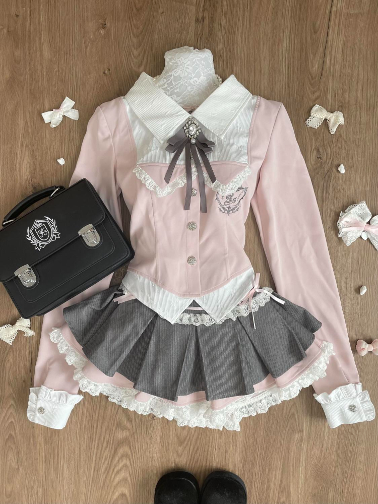 Spring Y2K Princess Outfits Wo - Fly Line 리뷰 및 가격