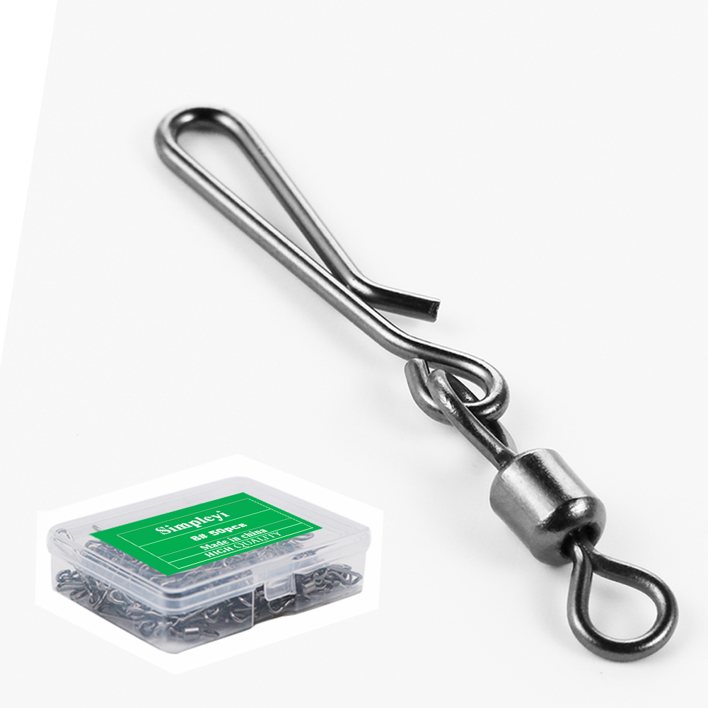 50pcs Box Rolling Swivel With  - Fishing Line Box 리뷰 및 가격